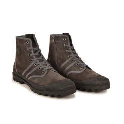 Pataugas AUTHENTIQUE M/ZIPS H4H GRIS/NOIR -Pataugas Chaussures Boutique 628190 BOOTS HOMME OG M ZIPS H4H GRIS 4WEB