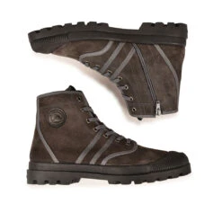 Pataugas AUTHENTIQUE M/ZIPS H4H GRIS/NOIR -Pataugas Chaussures Boutique 628190 BOOTS HOMME OG M ZIPS H4H GRIS 6WEB