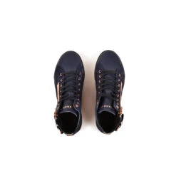 Pataugas PALME/MIX F4H MARINE/ROSE -Pataugas Chaussures Boutique 628270 922 BASKET FEMME PALME MIX F4H MARINE ROSE 6