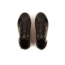 Pataugas PALME/MIX F4H NOIR/DORÉ -Pataugas Chaussures Boutique 628270 946 BASKET FEMME PALME MIX F4H NOIR DORE 6