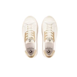 Pataugas ARAN/M F2H BLANC/DORÉ -Pataugas Chaussures Boutique BASKET FEMME ARAN M F2H BLANC DORE 6