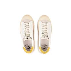 Pataugas ARAN/MIX F2H BLANC/JAUNE -Pataugas Chaussures Boutique BASKET FEMME ARAN MIX F2H BLANC JAUNE 6