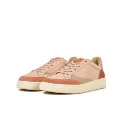 Pataugas BASALTE/SNME F2H BEIGE ROSÉ/DORÉ -Pataugas Chaussures Boutique BASKET FEMME BASALT F2H NUDE DORE 5