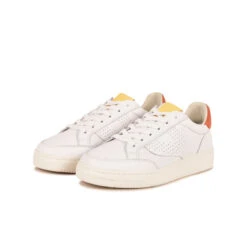 Pataugas BASALT/N F2H BLANC/CORAIL 11 Pataugas BASALT/N F2H BLANC/CORAIL -Pataugas Chaussures Boutique BASKET FEMME BASALT N F2I BLANC CORAIL 628053 936 5