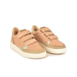 Pataugas BASALTE S/N F2I BEIGE/DORÉ -Pataugas Chaussures Boutique BASKET FEMME BASALTE S N F2I BEIGE DOREE 628444 931 4