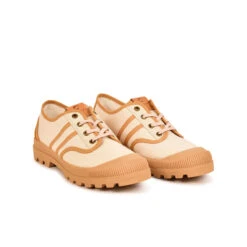 Pataugas AUTHENTIQUE L/MIXTC F2I BEIGE -Pataugas Chaussures Boutique BASKET FEMME OG L MIXTC F2I BEIGE 628353 150 4