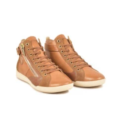 Pataugas PALME/MIX F4H CAMEL -Pataugas Chaussures Boutique BASKET FEMME PALME L MIX F2I TAUPE 628403 154 4