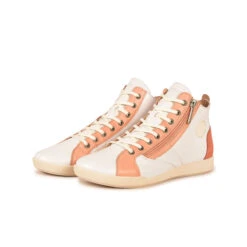 Pataugas PALME/PER F2I ABRICOT -Pataugas Chaussures Boutique BASKET FEMME PALME PER F2I ABRICOT 628402 252 5