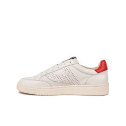 Pataugas BASALTE/N H2H BLANC/ROUGE -Pataugas Chaussures Boutique BASKET HOMME BASALT N F2H BLANC ROUGE 3