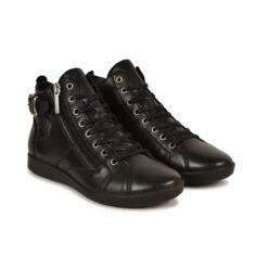 Pataugas PALME F4G NOIR -Pataugas Chaussures Boutique BASKETHAUTEFEMMEPALMEF4GNOIR4