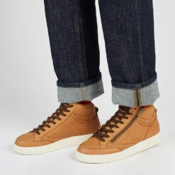 Meilleures ventes -Pataugas Chaussures Boutique BASKETS HOMME BASALT M ZIPN H4I CHATAIGNE 628471755