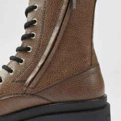 Pataugas AINOA B/CI F4I CAFE -Pataugas Chaussures Boutique BOOTS FEMME AINOA B CI F4I IMPRIME CAFE 628452801 detail