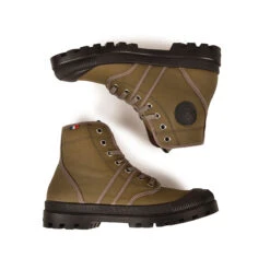 Pataugas AUTHENTIQUE/W MADE IN FRANCE F4G KAKI -Pataugas Chaussures Boutique BOOTS FEMME AUTHENTIQUE KAKI 6