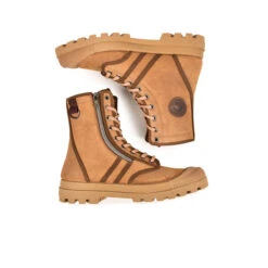Pataugas AUTHENTIQUE H/ZIPSS F4I CAMEL -Pataugas Chaussures Boutique BOOTS FEMME OG H ZIPSS F4I CAMEL 628499 751 6