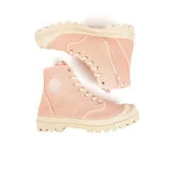Pataugas AUTHENTIQUE M/ZIPTI F2I ROSE -Pataugas Chaussures Boutique BOOTS FEMME OG MID ZIP ROSE PALE 628347 300 6