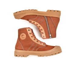 Pataugas AUTHENTIQUE ZIP/SCSH F4I TERRACOTTA -Pataugas Chaussures Boutique BOOTS FEMME OG ZIP SCSH F4I TERRACOTTA 628502 255 6