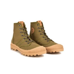 Pataugas AUTHENTIQUE/T F4G VERT MILITAIRE -Pataugas Chaussures Boutique BOOTS FEMME ORIGINALE T F4G VERT MILITAIRE 4
