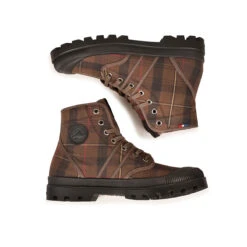 Pataugas AUTHENTIQUE MADE IN FRANCE F4G Tartan Marron -Pataugas Chaussures Boutique BOOTS HOMME AUTHENTIQUE W H4G TARTAN MARRON 6
