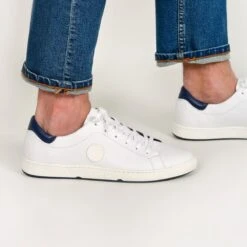 Pataugas JAYO H2G BLANC/MARINE -Pataugas Chaussures Boutique JAYO H2G BLANC MARINE WEB