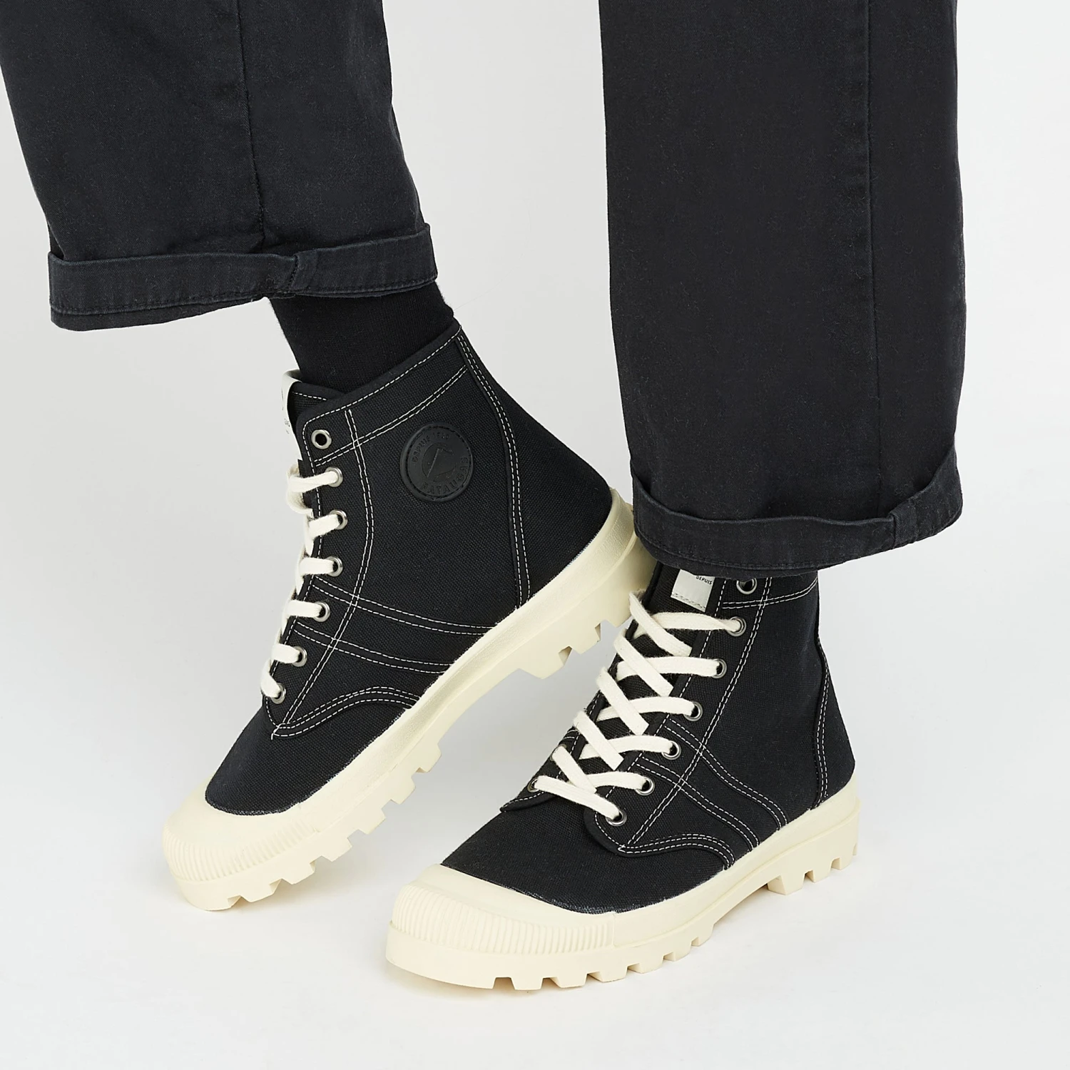 Pataugas AUTHENTIQUE/T F4G NOIR/MARFIL 4 Pataugas AUTHENTIQUE/T F4G NOIR/MARFIL – Image 2