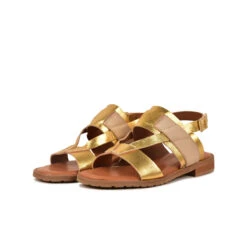 Pataugas RIA/MIX F2H DORE -Pataugas Chaussures Boutique SANDALE FEMME RIA MIX F2H DORE 5 8156670e 852b 4224 b640 378fafdfd800