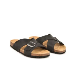 Pataugas LUDO/MIX H2I NOIR -Pataugas Chaussures Boutique SANDALE HOMME LUDO MIX H2I NOIR 628533 850 4